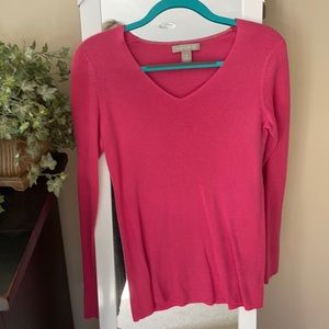 Banana Republic Pink Sweater Size Medium